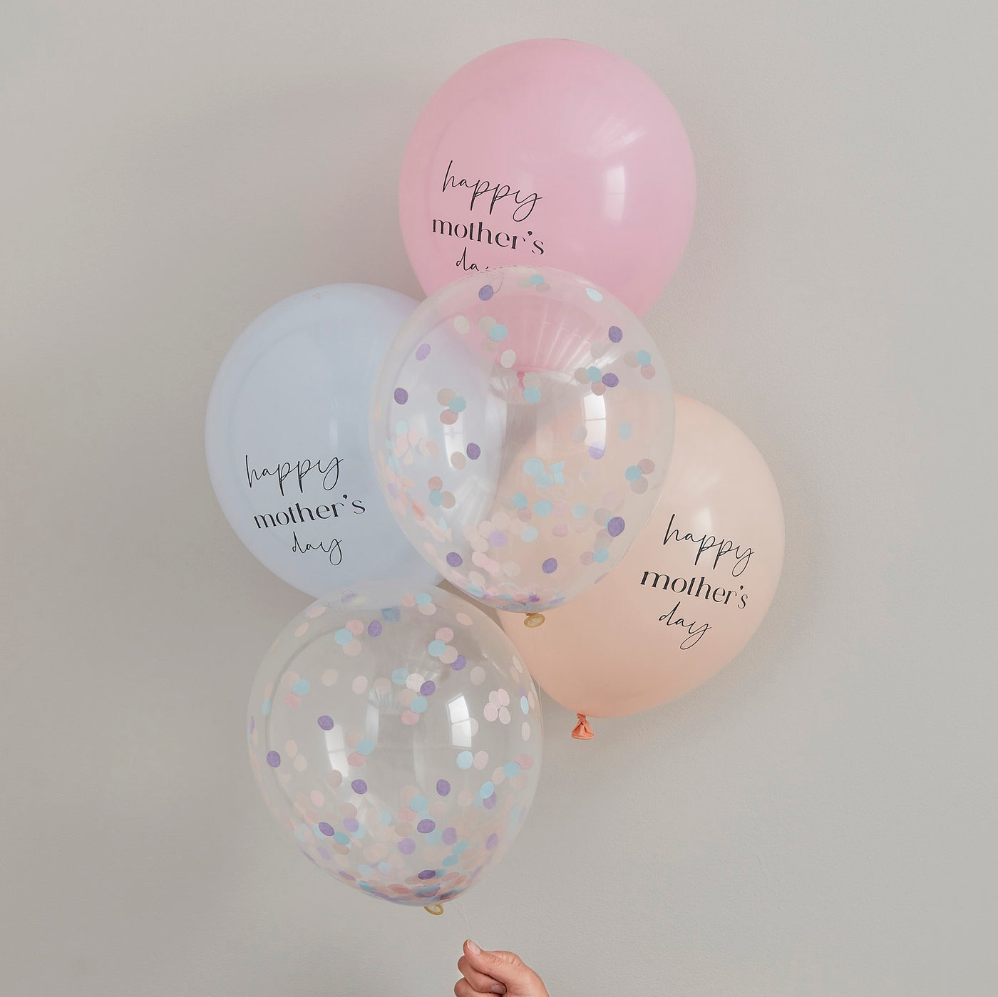 Pastel & Confetti Happy Mother's Day Balloons