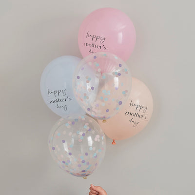 Pastel & Confetti Happy Mother's Day Balloons