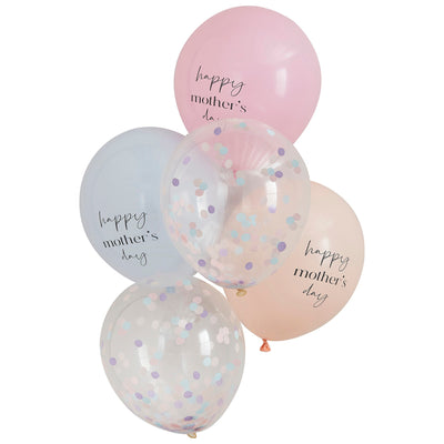 Pastel & Confetti Happy Mother's Day Balloons