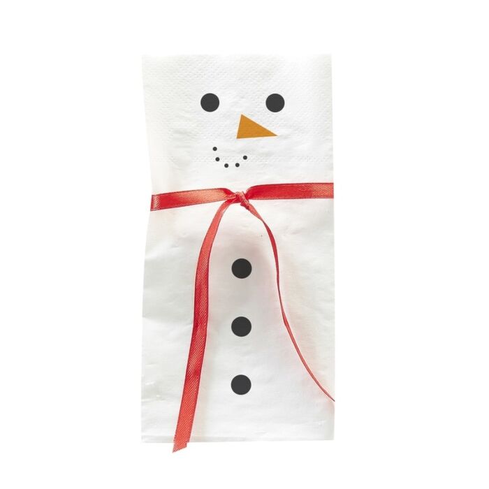 Christmas Snowman Napkins - Ralph and Luna Party Shop