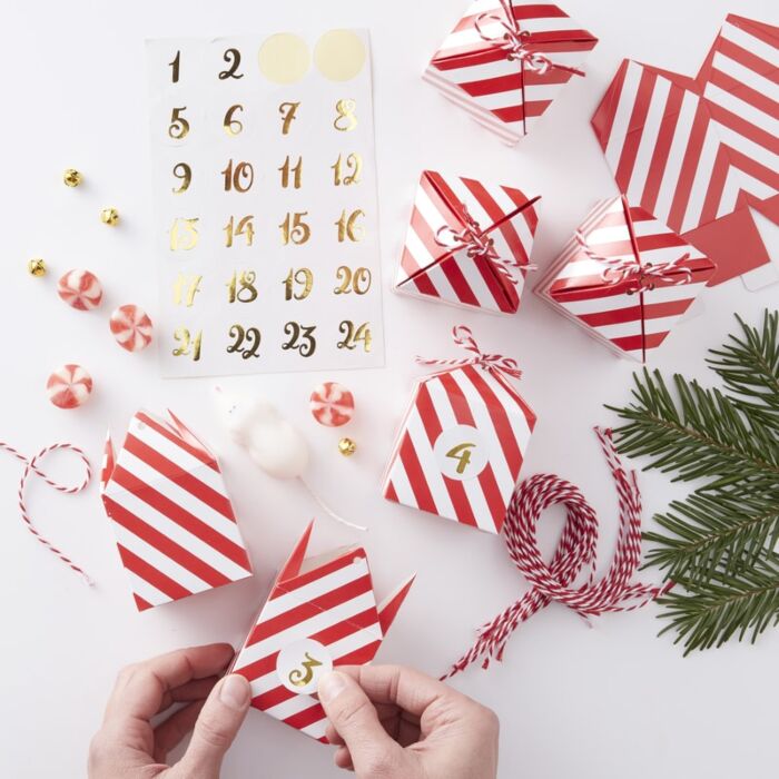 Make Your Own Christmas Advent Calendar Kit - Ralph and Luna Party Shop