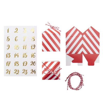 Make Your Own Christmas Advent Calendar Kit - Ralph and Luna Party Shop