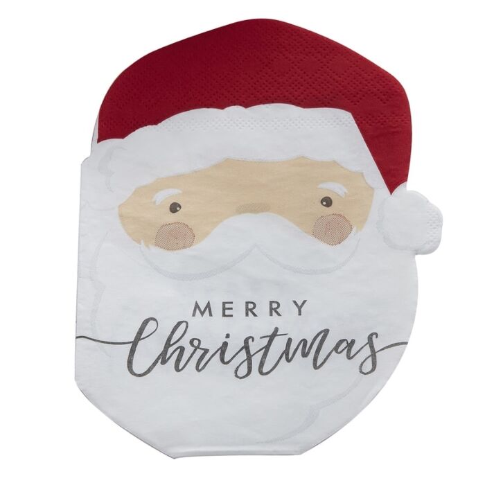 Christmas Silly Santa Napkins - Ralph and Luna Party Shop