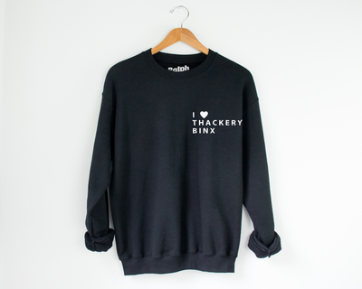 Halloween Sweatshirt "I ‚ô• Thackery Binx"