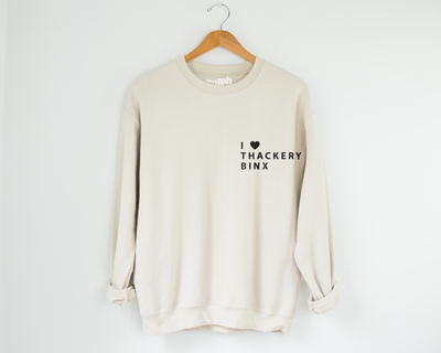 Halloween Sweatshirt "I ‚ô• Thackery Binx"