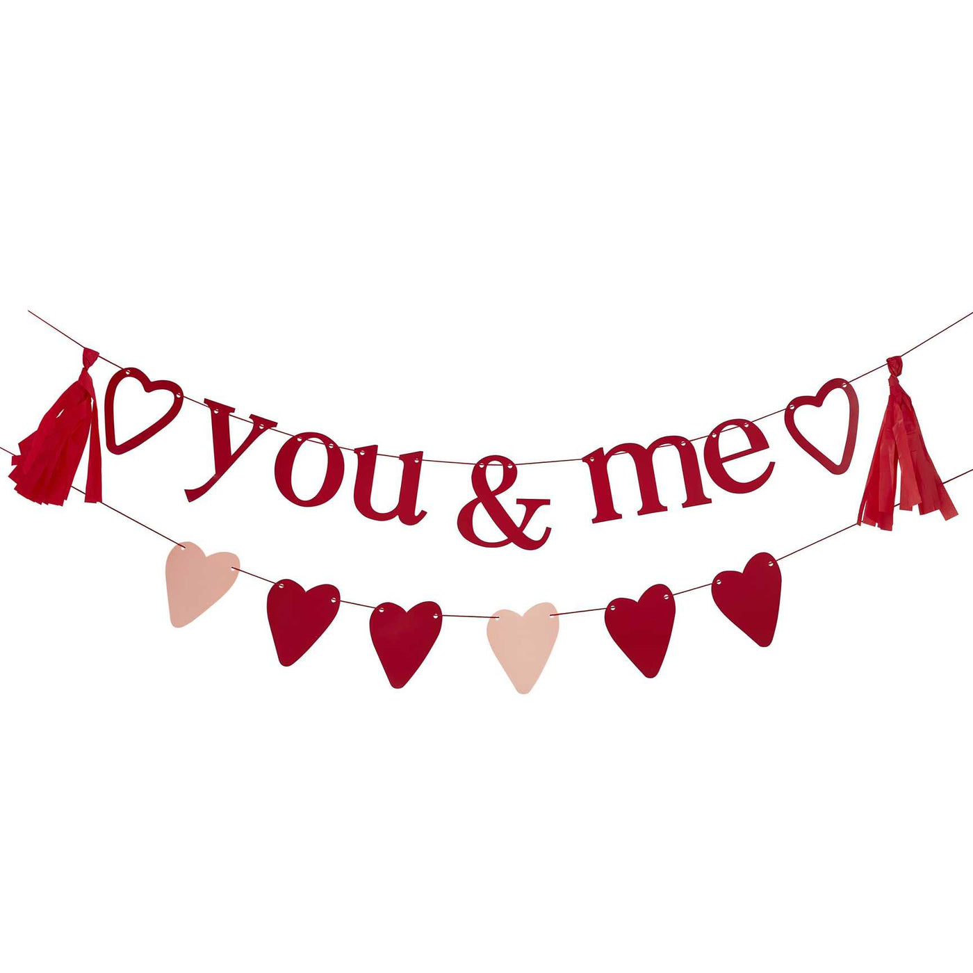 You + Me Valentine's Bunting