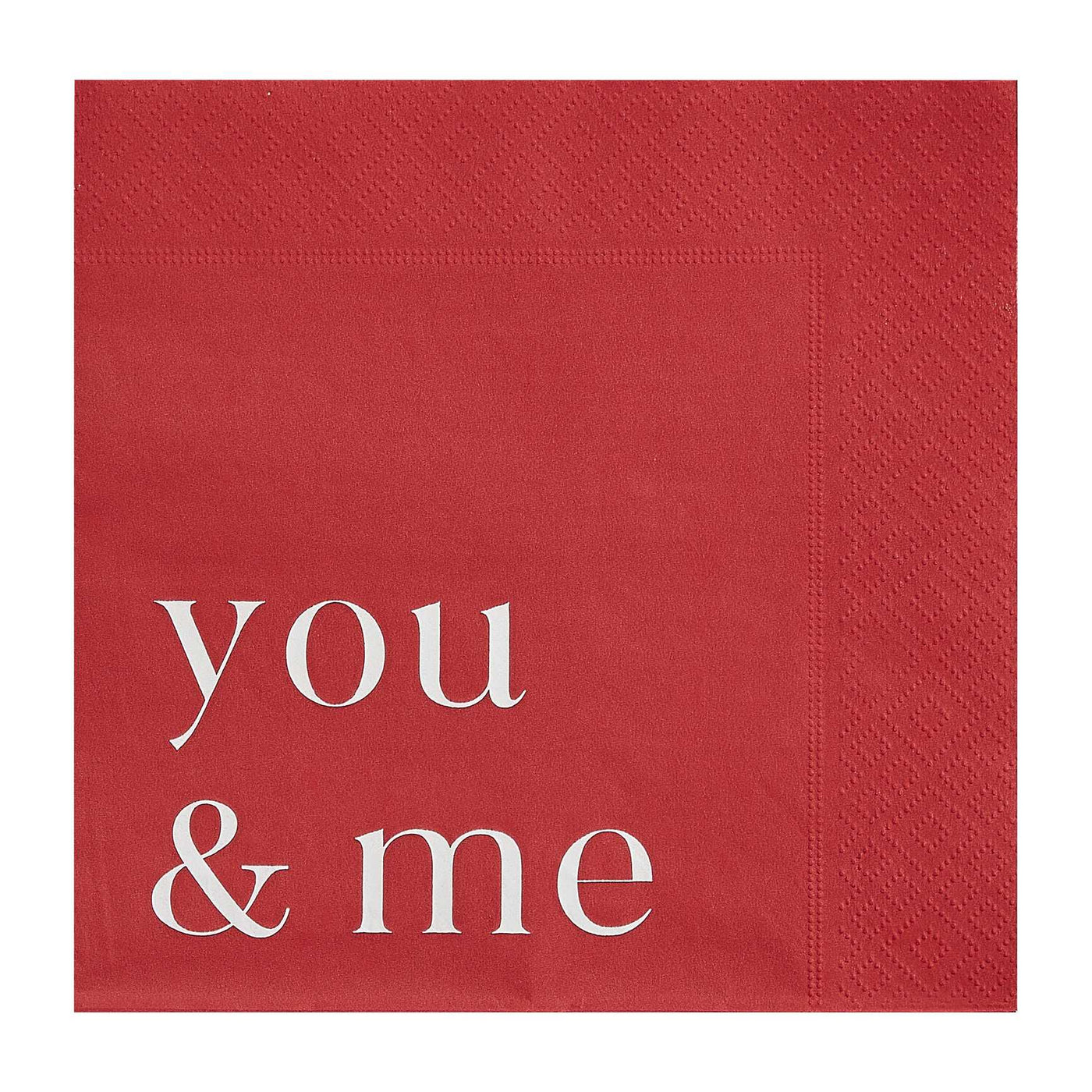 You + Me Valentine's Napkins