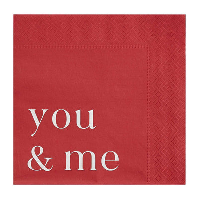 You + Me Valentine's Napkins